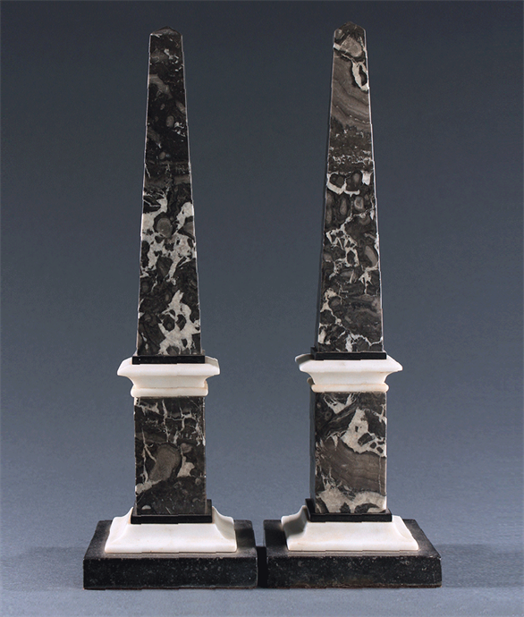 Picture of Mixed Marmo Antico Obelisks