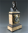 Picture of Early 19th Century Clock with Bust of Sylla (Napoleon) 