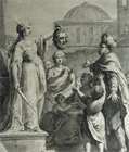 Picture of The Story of Judith and Holofernes 18th Century Print 