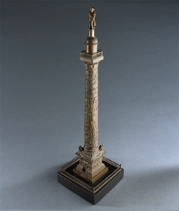 Picture of Large Bronze Model of the ‘Colonne de la Grande Armée’ in Paris