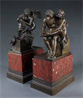 Picture of CA0389 Rare Pair of French Empire patinated bronze statues