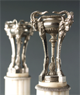 Picture of CA0927 French Athenienne Silver Gilt Candlesticks attributed to Henry Dasson
