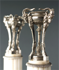 Picture of CA0927 French Athenienne Silver Gilt Candlesticks attributed to Henry Dasson