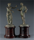 Picture of Rare Grand Tour Bronzes of the Venus of Capua and Narcissus