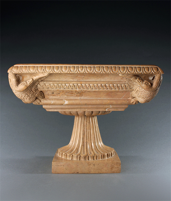 Picture of CA0231 Grand Tour Sienna Marble Labrum