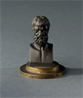 Picture of Small Grand Tour Bronze Bust of Demosthenes