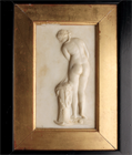 Picture of Grand Tour 18th Century Alto Relievo Marble Plaque of the Capitoline Venus