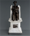 Picture of Grand Tour bronze and marble statue of St. Peter