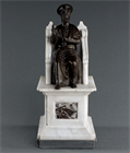Picture of Grand Tour bronze and marble statue of St. Peter
