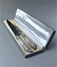 Picture of CA0594 Fine early 19th century silver carving set in the manner of Thomas Hope