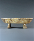 Picture of Rare Grand Tour Siena Marble Roman bath desk tidy