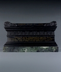 Picture of Large Grand Tour black marble model of the Tomb of Scipio
