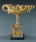 Picture of Grand Tour Gallio Antico Satyr's Head Oil Lamp