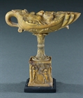 Picture of Grand Tour Gallio Antico Satyr's Head Oil Lamp