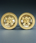 Picture of Fine pair of French Empire curtain tie backs 