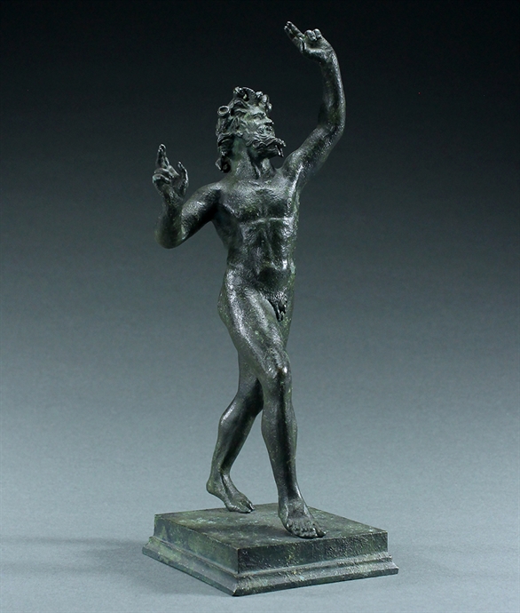 Picture of Grand Tour Verdigris Bronze of the Dancing Faun