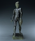 Picture of Italian Grand Tour bronze of the Executioner after Massimiliano Soldani Benzi