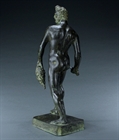 Picture of Italian Grand Tour bronze of the Executioner after Massimiliano Soldani Benzi