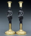 Picture of Rare pair of Berlin Iron candlesticks attributed to Karl Friedrich Schinkel