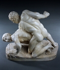 Picture of Large Grand Tour alabaster model of the Pancrastinae or Wrestlers 