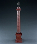Picture of Grand Tour Column of Marcus Aurelius in Marmo Rosso marble