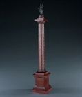 Picture of Grand Tour Column of Marcus Aurelius in Marmo Rosso marble
