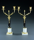 Picture of CA0369 Decorative pair of 19thC Louis XVI style candelabra