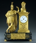 Picture of Fine French Empire clock of Alcibiades with the bust of Socrates 