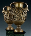 Picture of Very Rare Pair of Grand Tour Classically inspired urns by Boschetti