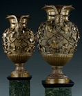 Picture of Very Rare Pair of Grand Tour Classically inspired urns by Boschetti