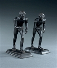 Picture of CA0376 Pair of Grand Tour Neapolitan bronze Runners