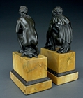 Picture of CA0368 Fine early 19th century pair of Venus and Arrotino bronzes