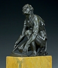 Picture of CA0368 Fine early 19th century pair of Venus and Arrotino bronzes