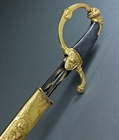 Picture of CA0382 Napoleonic sword sabre belonging to General Pierre-César Dery Aide-de Camp to Marshal Murat