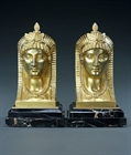 Picture of CA0379 Fine pair of French Empire 'Retour d'Egypte' busts