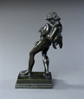 Picture of CA0365 Trio of small Grand Tour patinated bronze figures