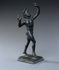 Picture of CA0365 Trio of small Grand Tour patinated bronze figures