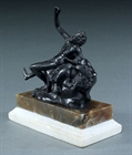 Picture of CA0362 Grand Tour Drunken Satyr on alabaster base