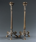 Picture of CA0361 Elegant pair of English candlesticks by Elkington & Co.