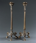 Picture of CA0361 Elegant pair of English candlesticks by Elkington & Co.