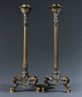 Picture of CA0361 Elegant pair of English candlesticks by Elkington & Co.