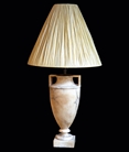 Picture of Decorative alabaster Amphora lamp