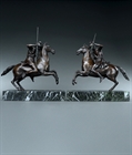 Picture of CA0357 Rare pair of 19th Century Phrygian Equestrian Warriors