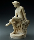 Picture of CA0347 Grand Tour alabaster nymph from the 'Invitation to the Dance' group