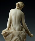 Picture of CA0347 Grand Tour alabaster nymph from the 'Invitation to the Dance' group