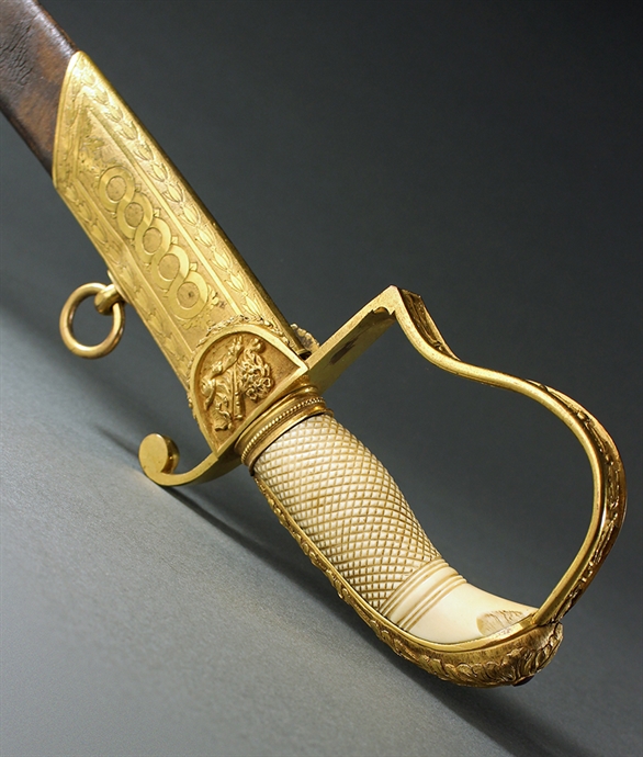 Picture of CA0350 Fine English Sword Light Cavalry Officer's Sword Sabre by Osborn and Gunby