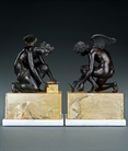 Picture of CA0343 Very decorative 19th century Cupid and Psyche bronzes