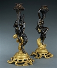 Picture of Rare pair of figural candlesticks after designs by Corneille Van Cleve