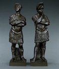 Picture of CA0328 Unusual pair of bronzes of Lorenzo and Giuliano de’ Medici
