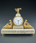 Picture of CA0314 English Regency muse clock by Baetens